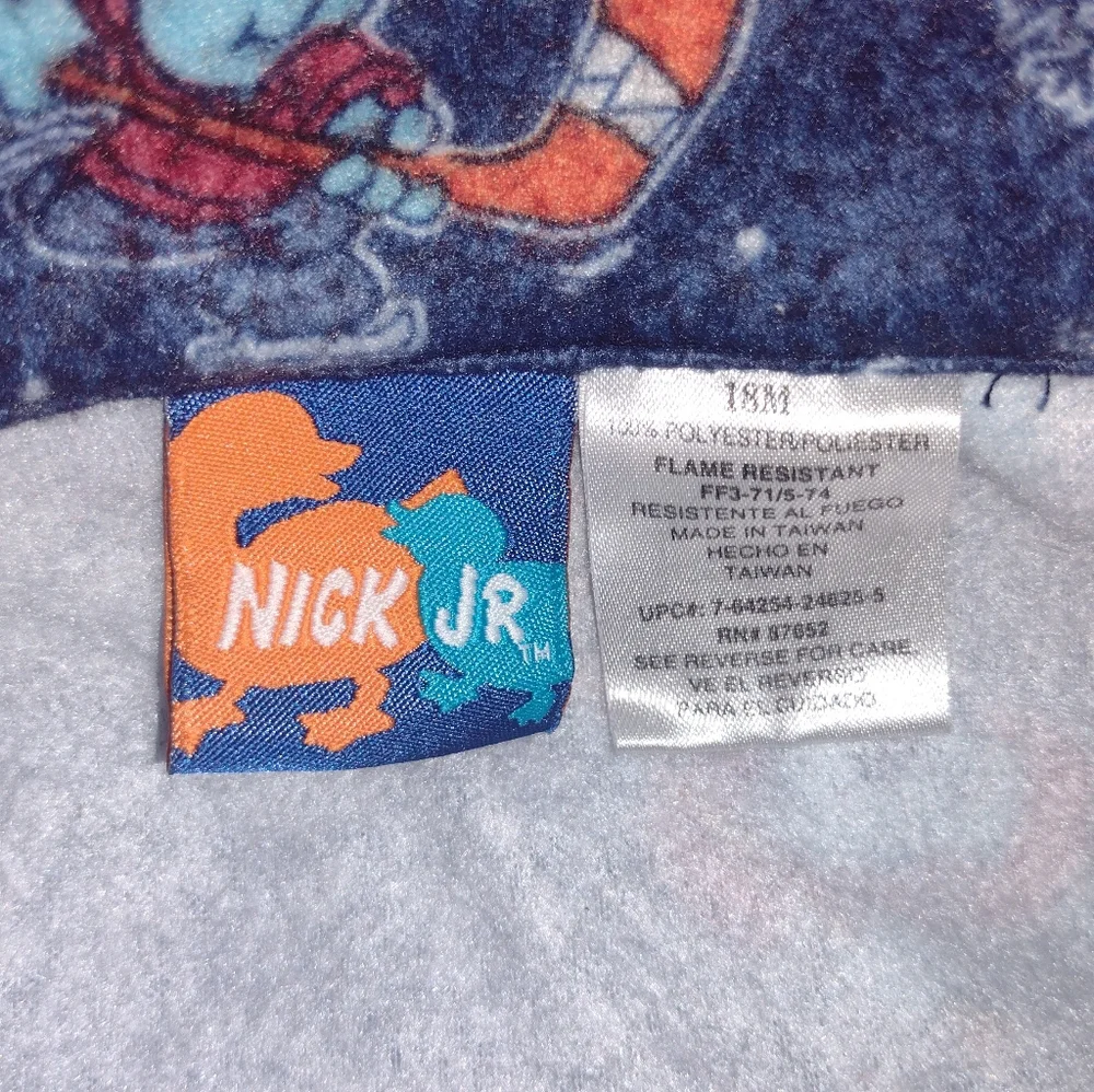 Vtg Y2K Blue's Clues Hockey PJ Set Size 18 Months